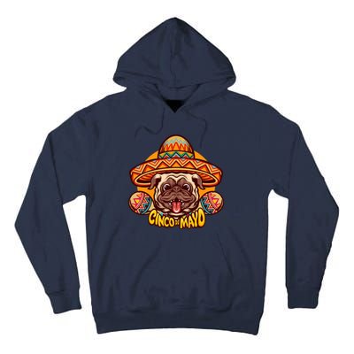 Cinco De Mayo Cute Pug Tall Hoodie