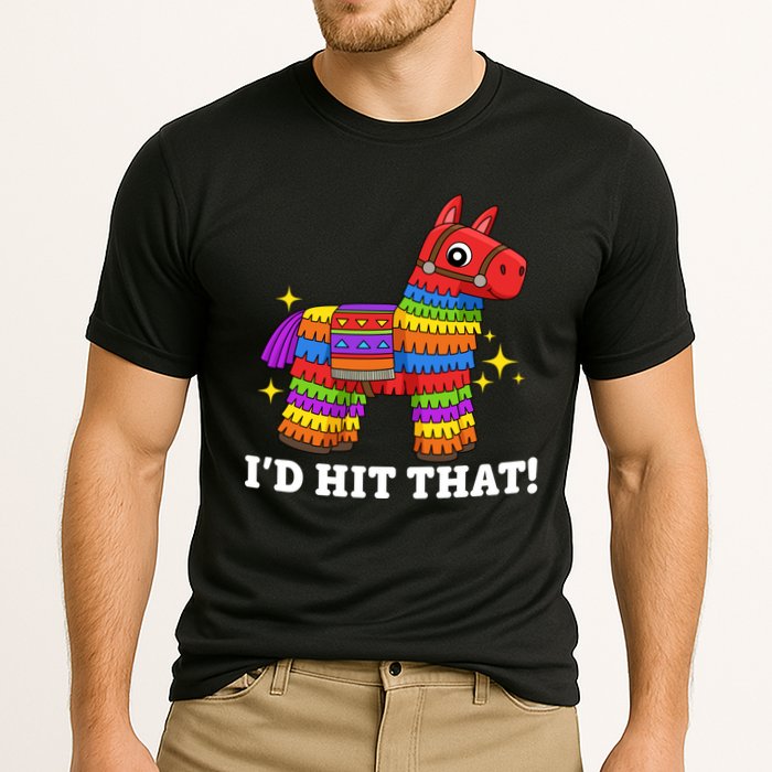 Cinco De Mayo Id Hit That Funny Pinata Cooling Performance Crew T-Shirt