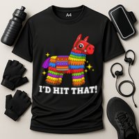 Cinco De Mayo Id Hit That Funny Pinata Cooling Performance Crew T-Shirt