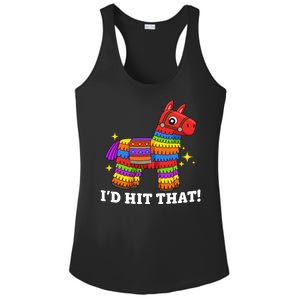 Cinco De Mayo Id Hit That Funny Pinata Ladies PosiCharge Competitor Racerback Tank