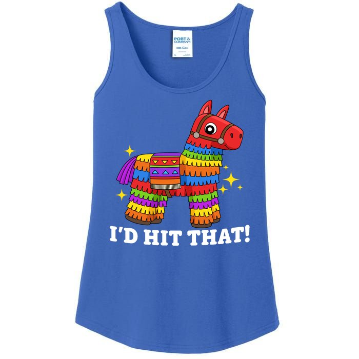 Cinco De Mayo Id Hit That Funny Pinata Ladies Essential Tank