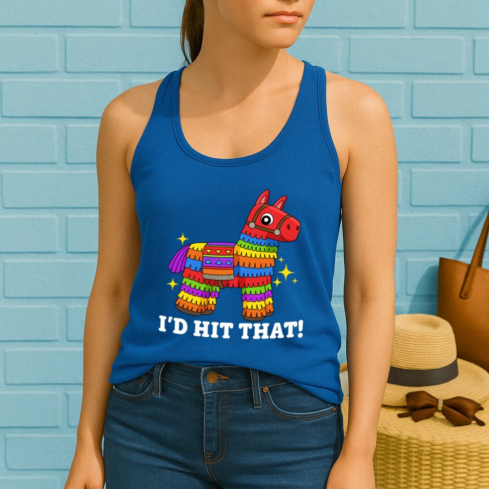 Cinco De Mayo Id Hit That Funny Pinata Womens Tank Top