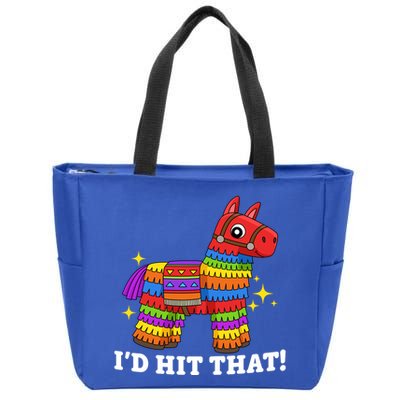 Cinco De Mayo Id Hit That Funny Pinata Zip Tote Bag