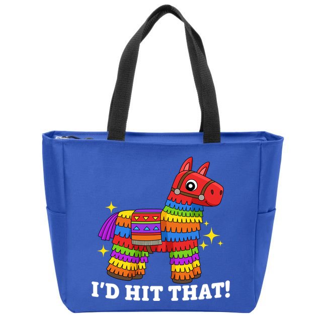 Cinco De Mayo Id Hit That Funny Pinata Zip Tote Bag