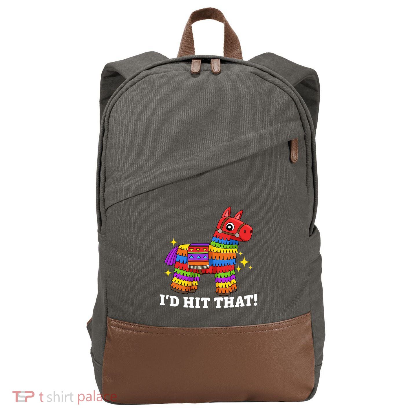 Cinco De Mayo Id Hit That Funny Pinata Cotton Canvas Backpack