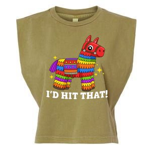 Cinco De Mayo Id Hit That Funny Pinata Garment-Dyed Women's Muscle Tee