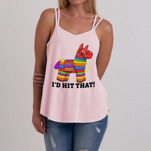 Cinco De Mayo Id Hit That Funny Pinata Women's Strappy Tank