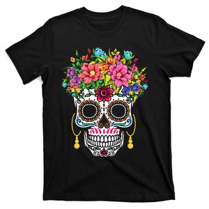 Cinco De Mayo Sugar Skull Dia De Los Muertos Day Of Dead T-Shirt