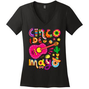 Cinco De Mayo Mexican Fiesta 5 De Mayo Women's V-Neck T-Shirt