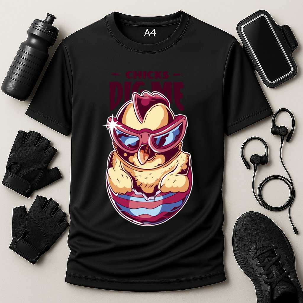 Chicks Dig Me Funny Performance Shirt