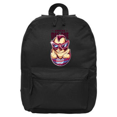 Chicks Dig Me Funny 16 in Basic Backpack