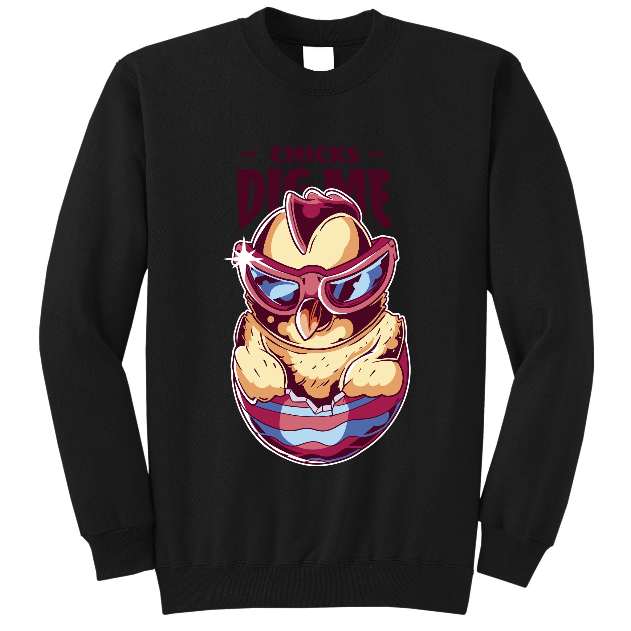 Chicks Dig Me Funny Tall Sweatshirt