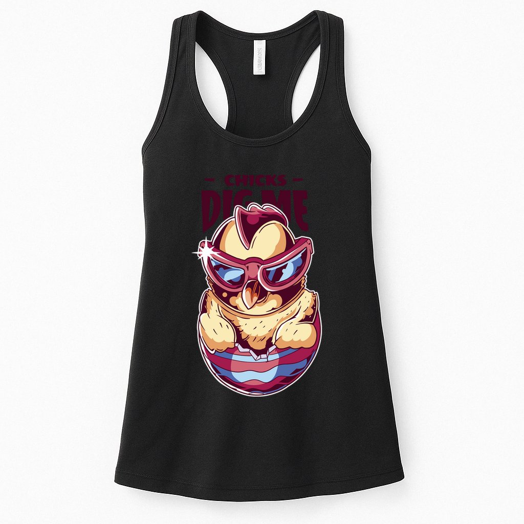 Chicks Dig Me Funny Womens Tank Top