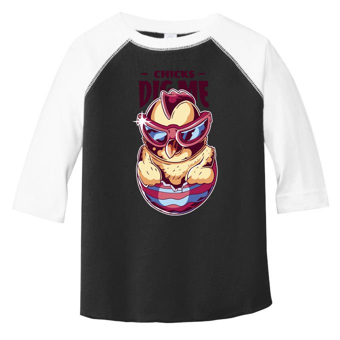 Chicks Dig Me Funny Toddler Fine Jersey T-Shirt