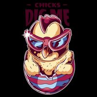 Chicks Dig Me Funny Wool Snapback Cap