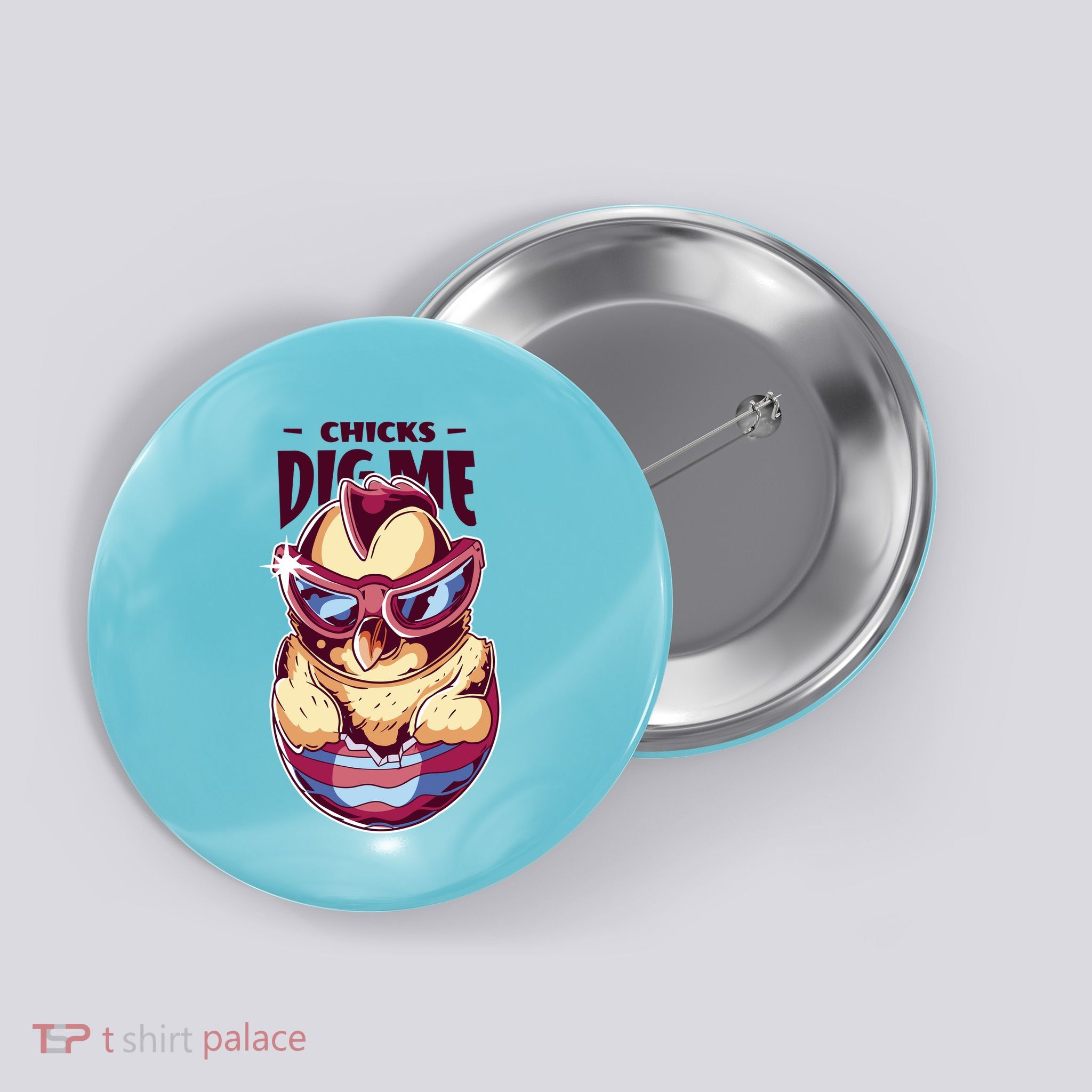 Chicks Dig Me Funny Button