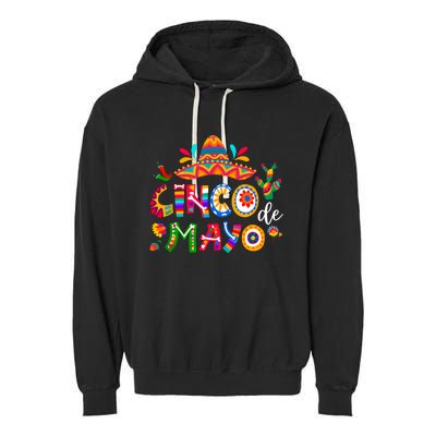 Cinco De Mayo Mexican Fiesta 5 De Mayo Women Garment-Dyed Fleece Hoodie