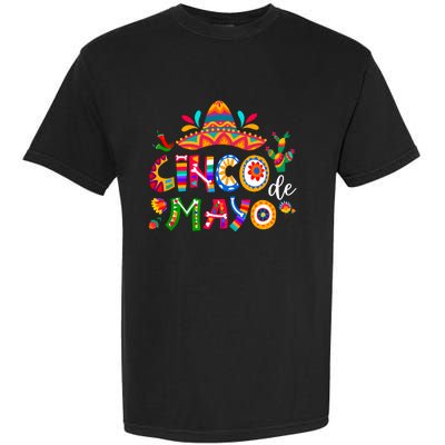 Cinco De Mayo Mexican Fiesta 5 De Mayo Women Garment-Dyed Heavyweight T-Shirt