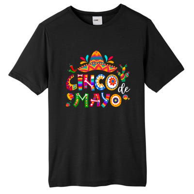 Cinco De Mayo Mexican Fiesta 5 De Mayo Women Tall Fusion ChromaSoft Performance T-Shirt