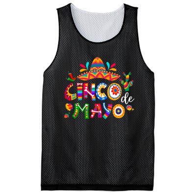 Cinco De Mayo Mexican Fiesta 5 De Mayo Women Mesh Reversible Basketball Jersey Tank