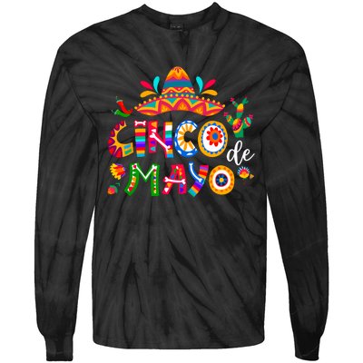 Cinco De Mayo Mexican Fiesta 5 De Mayo Women Tie-Dye Long Sleeve Shirt