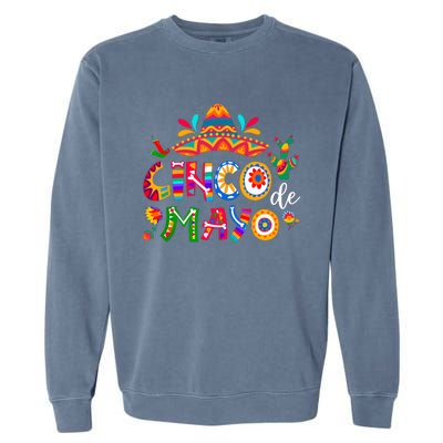 Cinco De Mayo Mexican Fiesta 5 De Mayo Women Garment-Dyed Sweatshirt