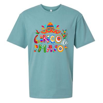 Cinco De Mayo Mexican Fiesta 5 De Mayo Women Sueded Cloud Jersey T-Shirt