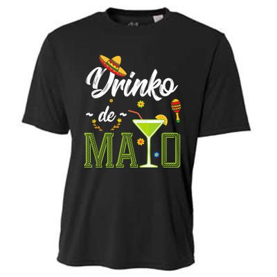 Cinco De Mayo Shirt Drinko De Mayo Fiesta Mexican Party Cooling Performance Crew T-Shirt