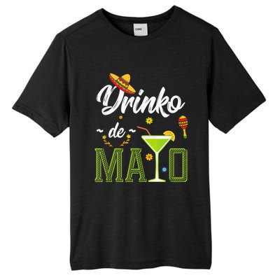 Cinco De Mayo Shirt Drinko De Mayo Fiesta Mexican Party Tall Fusion ChromaSoft Performance T-Shirt