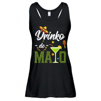 Cinco De Mayo Shirt Drinko De Mayo Fiesta Mexican Party Ladies Essential Flowy Tank