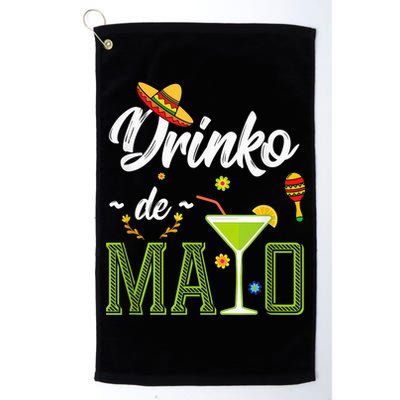 Cinco De Mayo Shirt Drinko De Mayo Fiesta Mexican Party Golf Towel