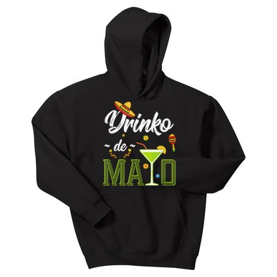 Cinco De Mayo Shirt Drinko De Mayo Fiesta Mexican Party Kids Hoodie