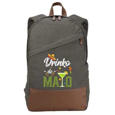 Cinco De Mayo Shirt Drinko De Mayo Fiesta Mexican Party Cotton Canvas Backpack