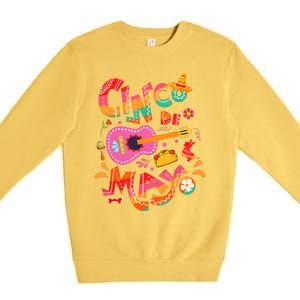 Cinco De Mayo Mexican Fiesta 5 De Mayo Premium Crewneck Sweatshirt