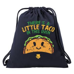 Cinco De Mayo Pregnancy Theres Taco In This Oven Baby Reveal Drawstring Bag