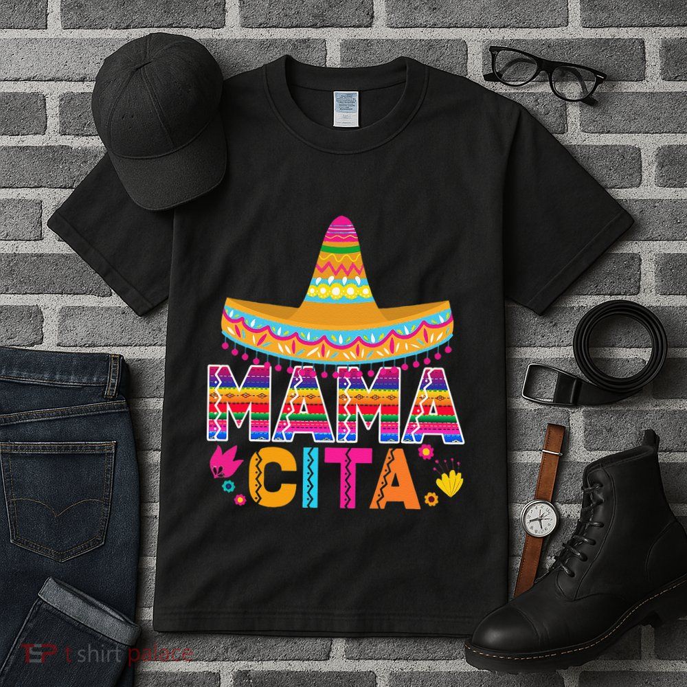 Cinco De Mayo Mamacita Flower Mama Cita Mexican Gift Tall T-Shirt