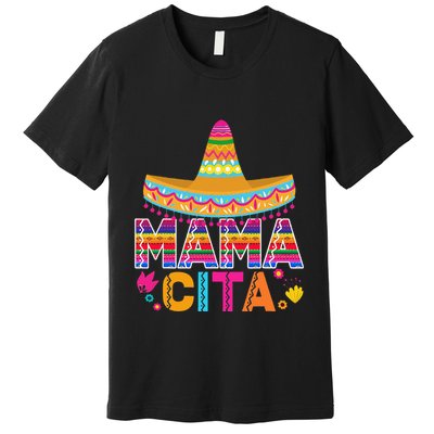 Cinco De Mayo Mamacita Flower Mama Cita Mexican Gift Premium T-Shirt
