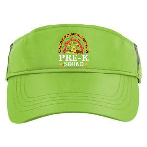 Cinco De Mayo Rainbow Leopard PreK Squad Teacher Adult Drive Performance Visor