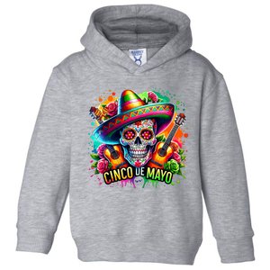 Cinco De Mayo Women Mexican Skull Fiesta 5 De Mayo Toddler Hoodie