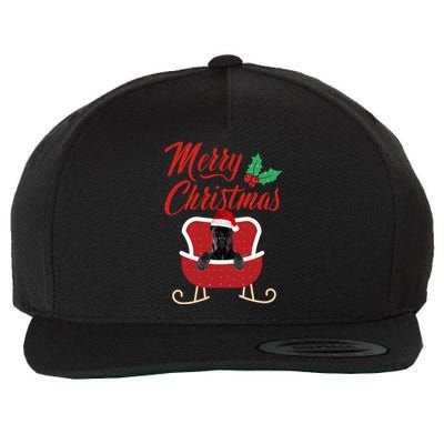 Canecorso Dog Merry Christmas Design For The Holiday Season! Wool Snapback Cap