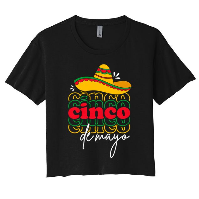 Cinco De Mayo Mexican Fiesta 5 De Mayo Crop Top