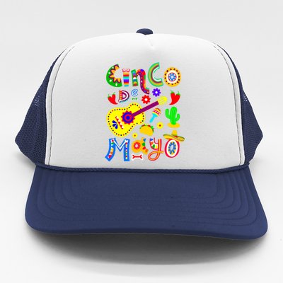 Cinco De Mayo Girl Trucker Hat