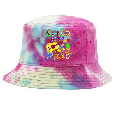 Cinco De Mayo Girl Tie-Dyed Bucket Hat