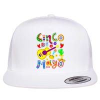 Cinco De Mayo Girl Flat Bill Trucker Hat