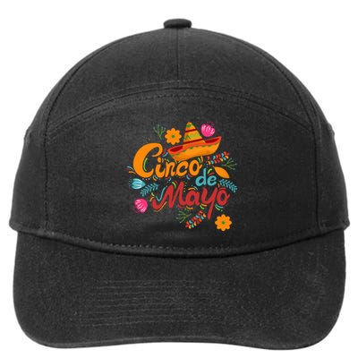 Cinco De Mayo 7-Panel Snapback Hat