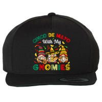 Cinco De Mayo With My Gnomies Mexican Fiesta Wool Snapback Cap