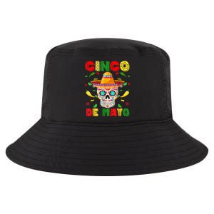 Cinco De Mayo Sugar Skull Men Women Mexican Fiesta Taco Cool Comfort Performance Bucket Hat