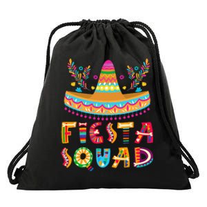 Cinco De Mayo Fiesta Squad Mexican Party Cinco De Mayo Drawstring Bag