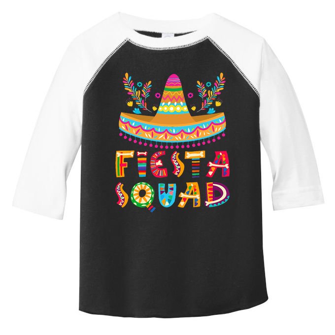 Cinco De Mayo Fiesta Squad Mexican Party Cinco De Mayo Toddler Fine Jersey T-Shirt