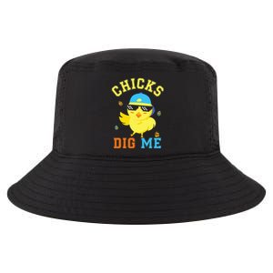 Chicks Dig Me Happy Easter Egg Hunt Cool Comfort Performance Bucket Hat